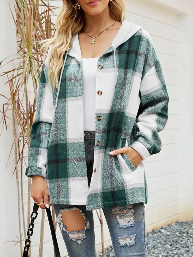 3Leaves Classic Plaid Hoodie