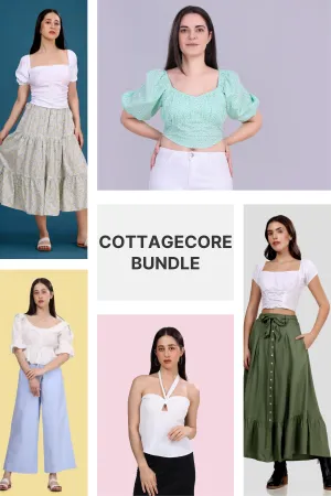5-in-1 Cottagecore Sewing Patterns Bundle