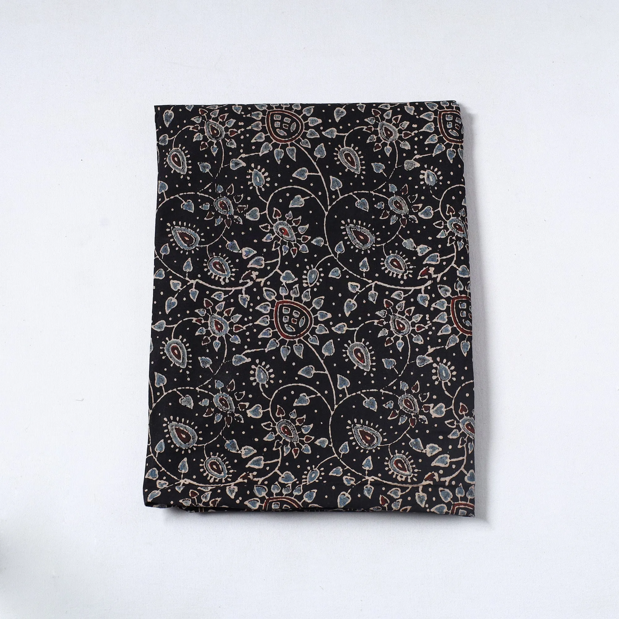 Ajrakh Block Printed Cotton Precut Fabric 05