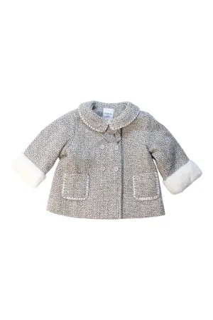 Balabala Wool Blend Double-Breasted Coat 6-12M