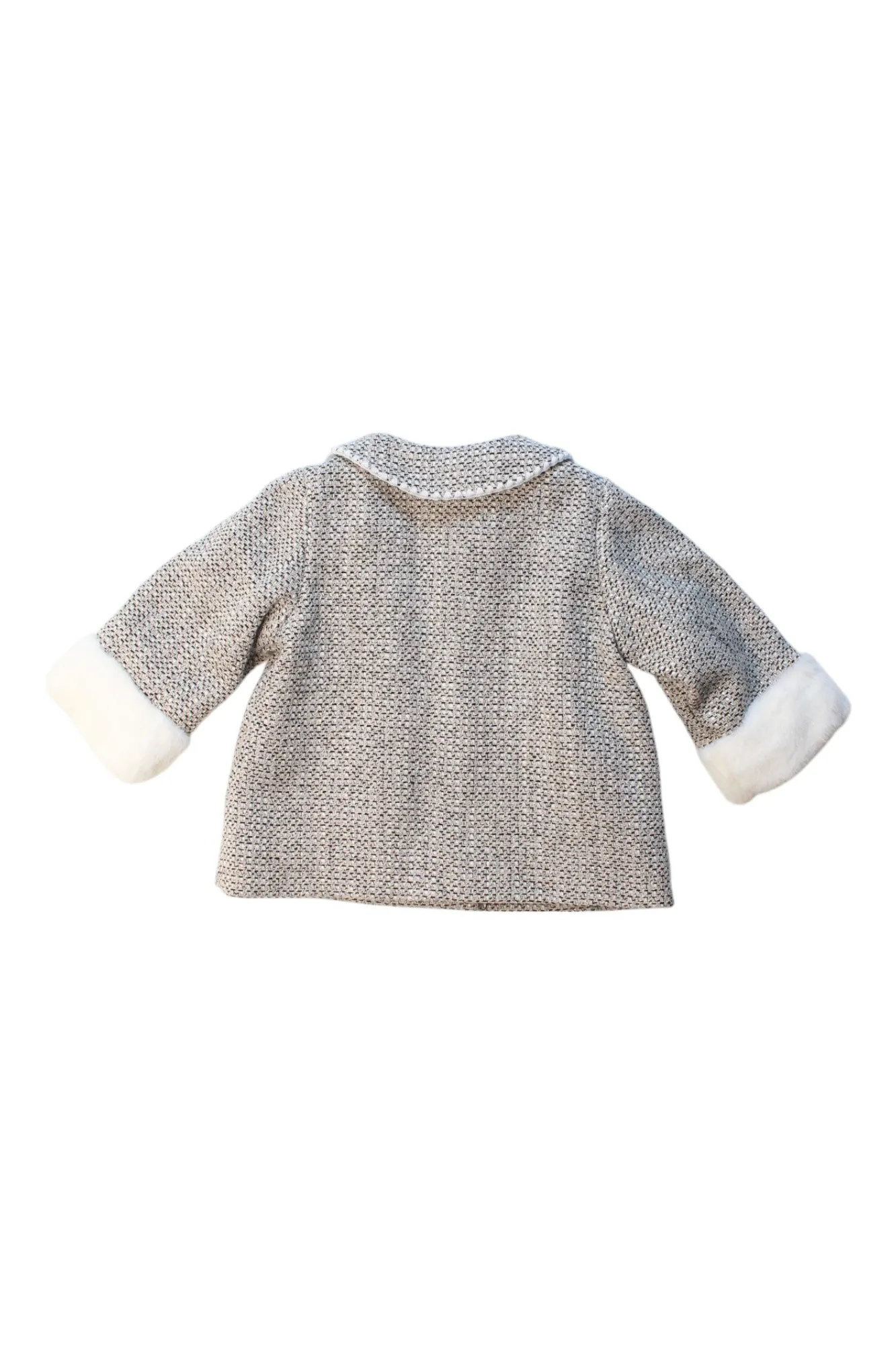 Balabala Wool Blend Double-Breasted Coat 6-12M