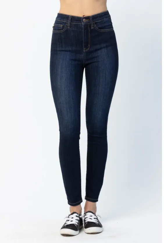 Cameron - Judy Blue High Waist Back Phone Yoke Seam Skinny Jeans