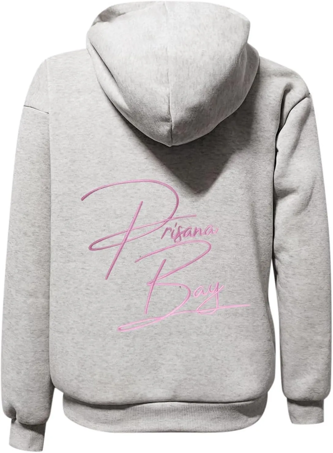 Embroidered Bow Hoodie For Women Trendy Preppy Sweatshirts Aesthetic Hoodies Cute Hoodie Casual Essential Sweater
