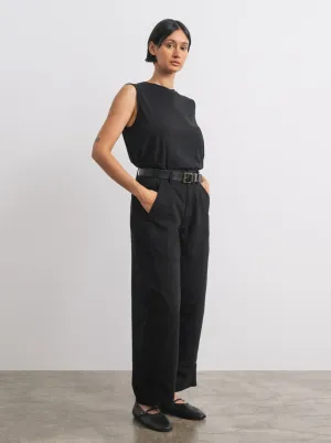 Jardin Pant, Tencel Bull Denim, Ink Black