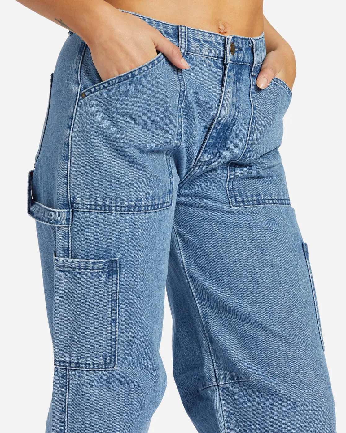 Leia Denim Pant - Blue Rinse Indigo