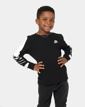 Nike Kids' Amplify Long Sleeve T-Shirt Black/White