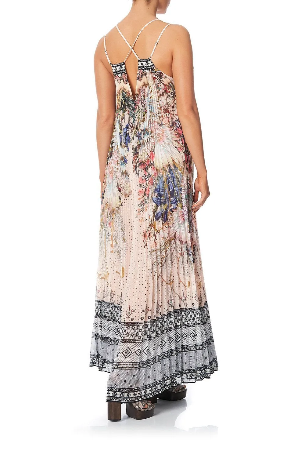 PLEATED JUMPSUIT WITH YOKE KINDRED SKIES