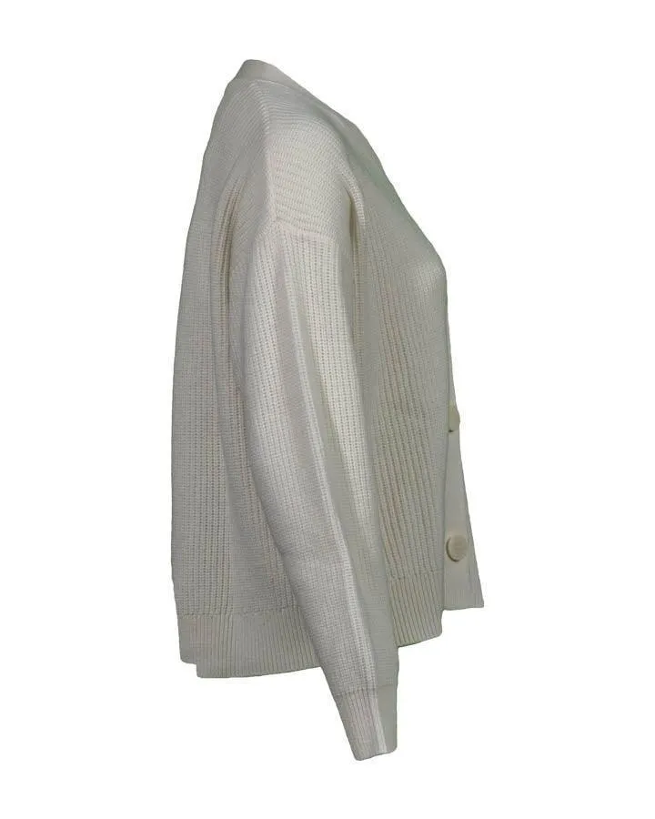 Purotatto Ribbed Short Cardigan