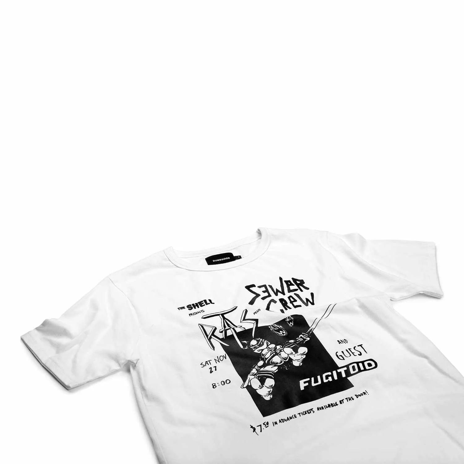 Sewer Crew White Tee