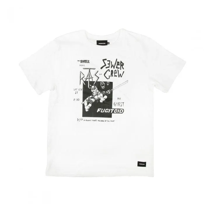 Sewer Crew White Tee