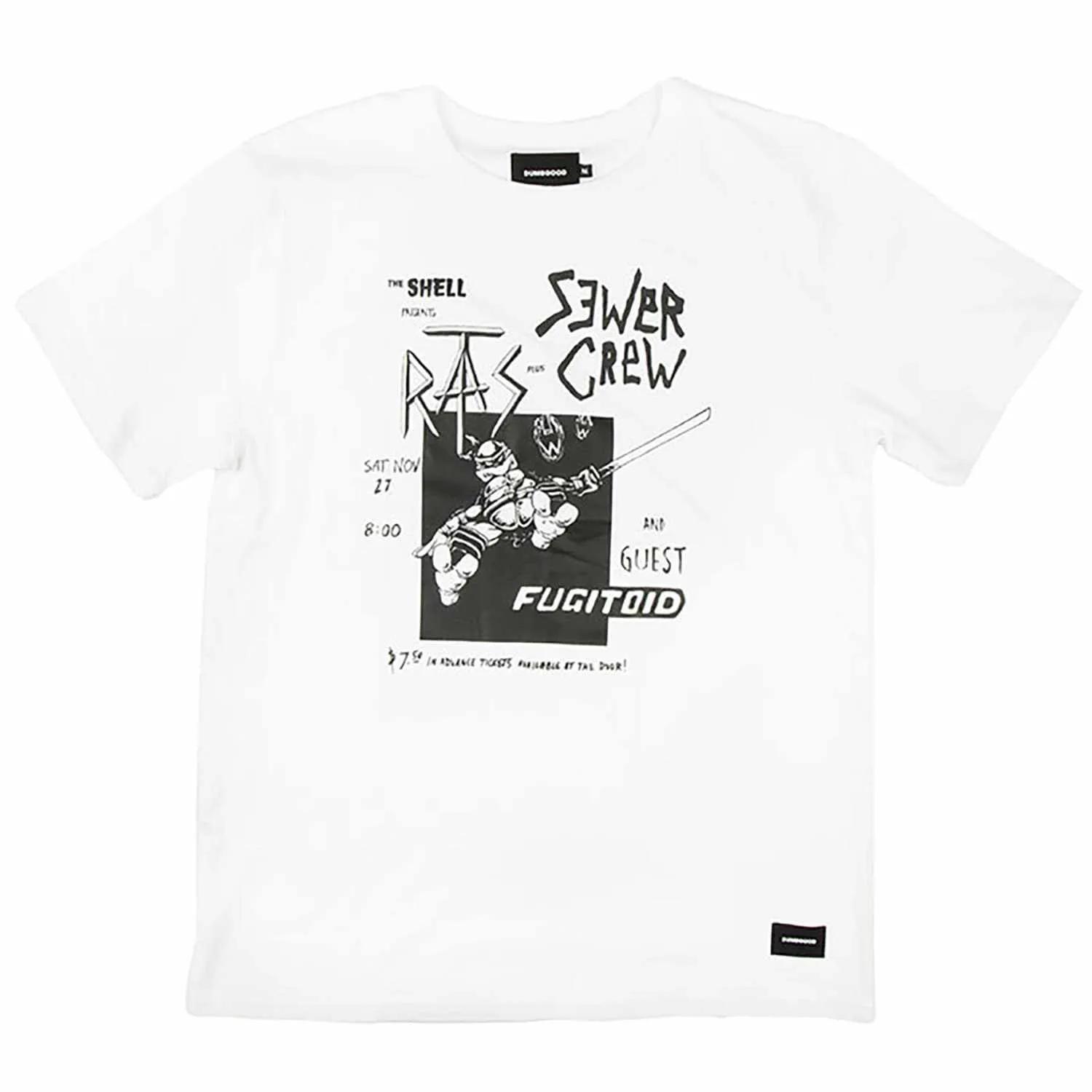 Sewer Crew White Tee