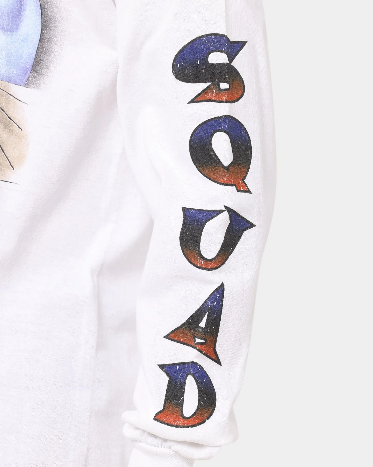 Space Jam Planets Long Sleeve T-Shirt White