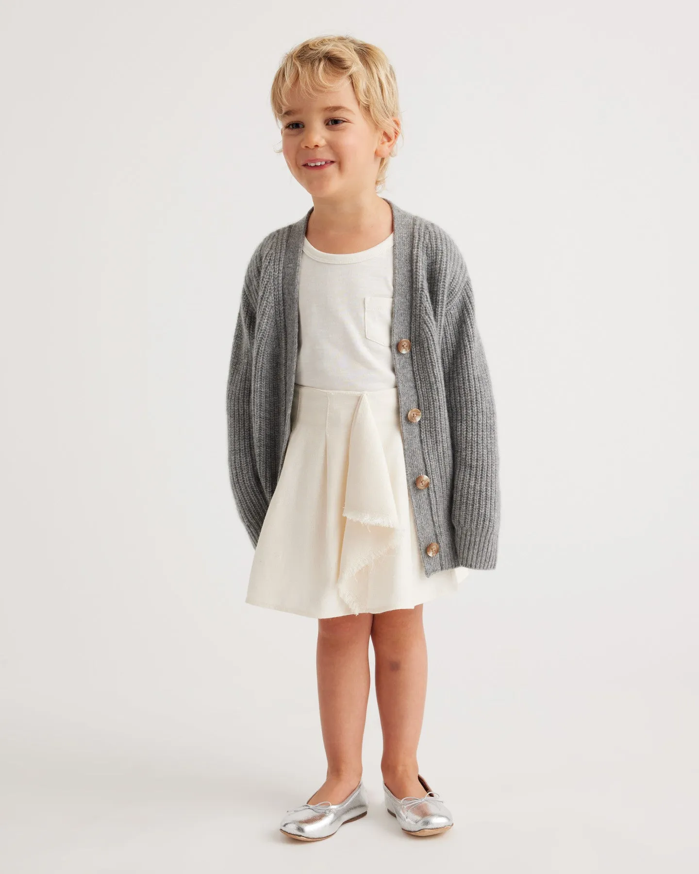 Washable Cashmere Oversized Fisherman Cardigan